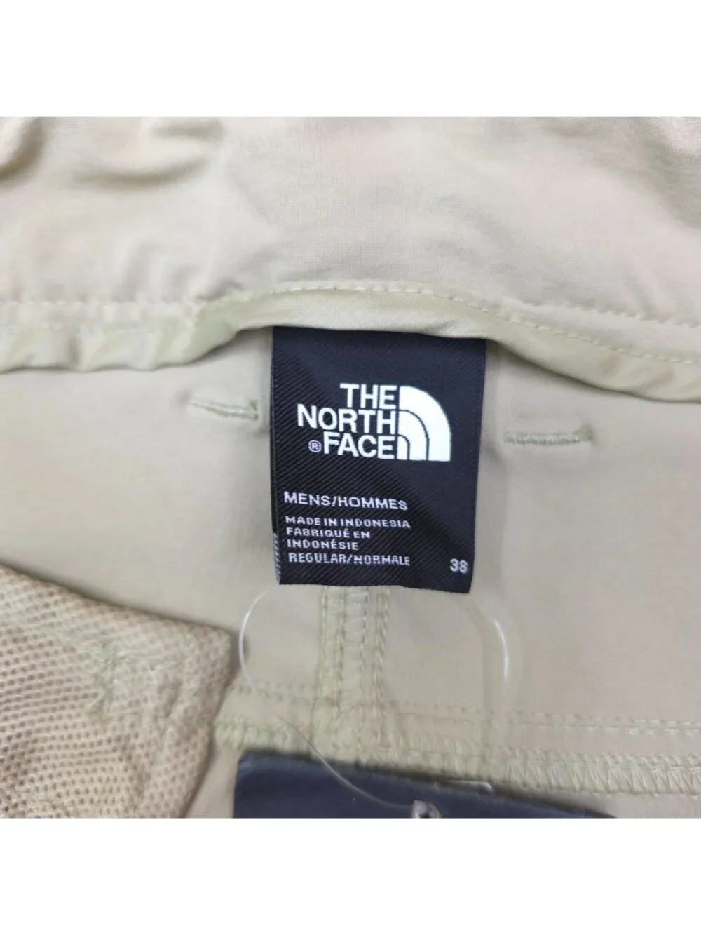 The North Face Sprag Slim Fit Beige Twill Pants With FlashDry Technology Size 38